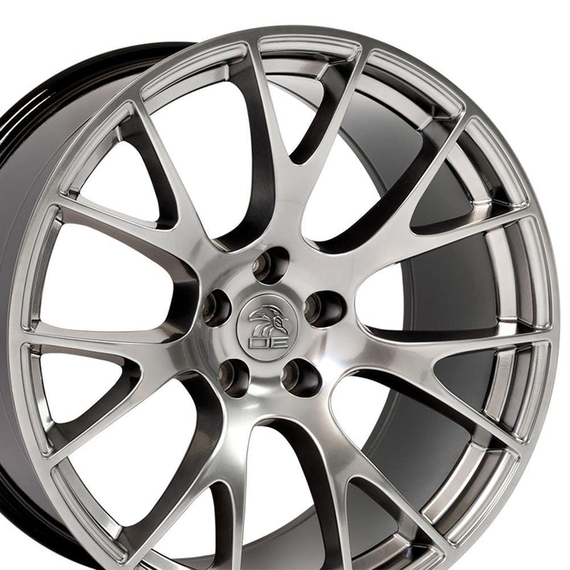 OE Wheels DG15 20x10 5x115 18et Gloss Hyper Black Wheel