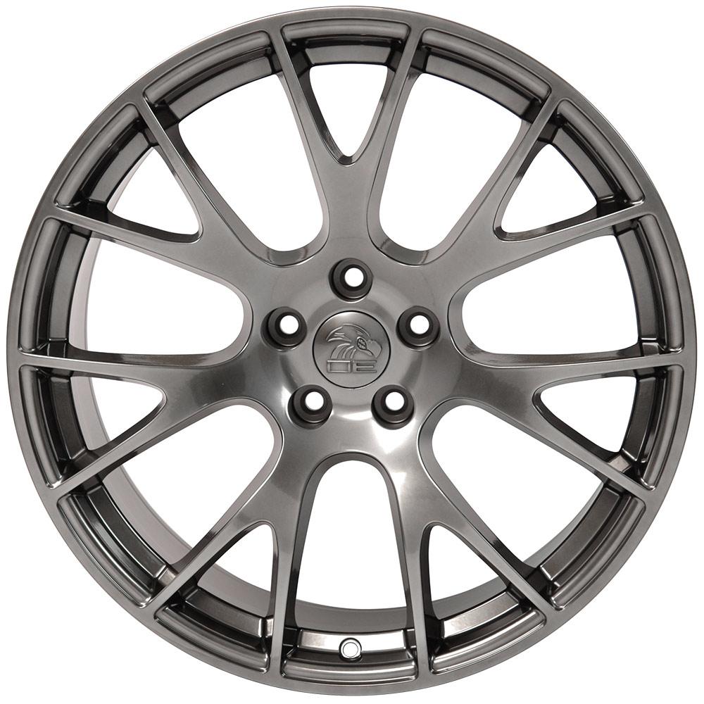 OE Wheels DG69 22x10 5x139.7 25et Gloss Hyper Black Wheel - View 2
