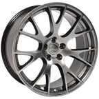 OE Wheels DG69 22x10 5x139.7 25et Gloss Hyper Black Wheel - View 3