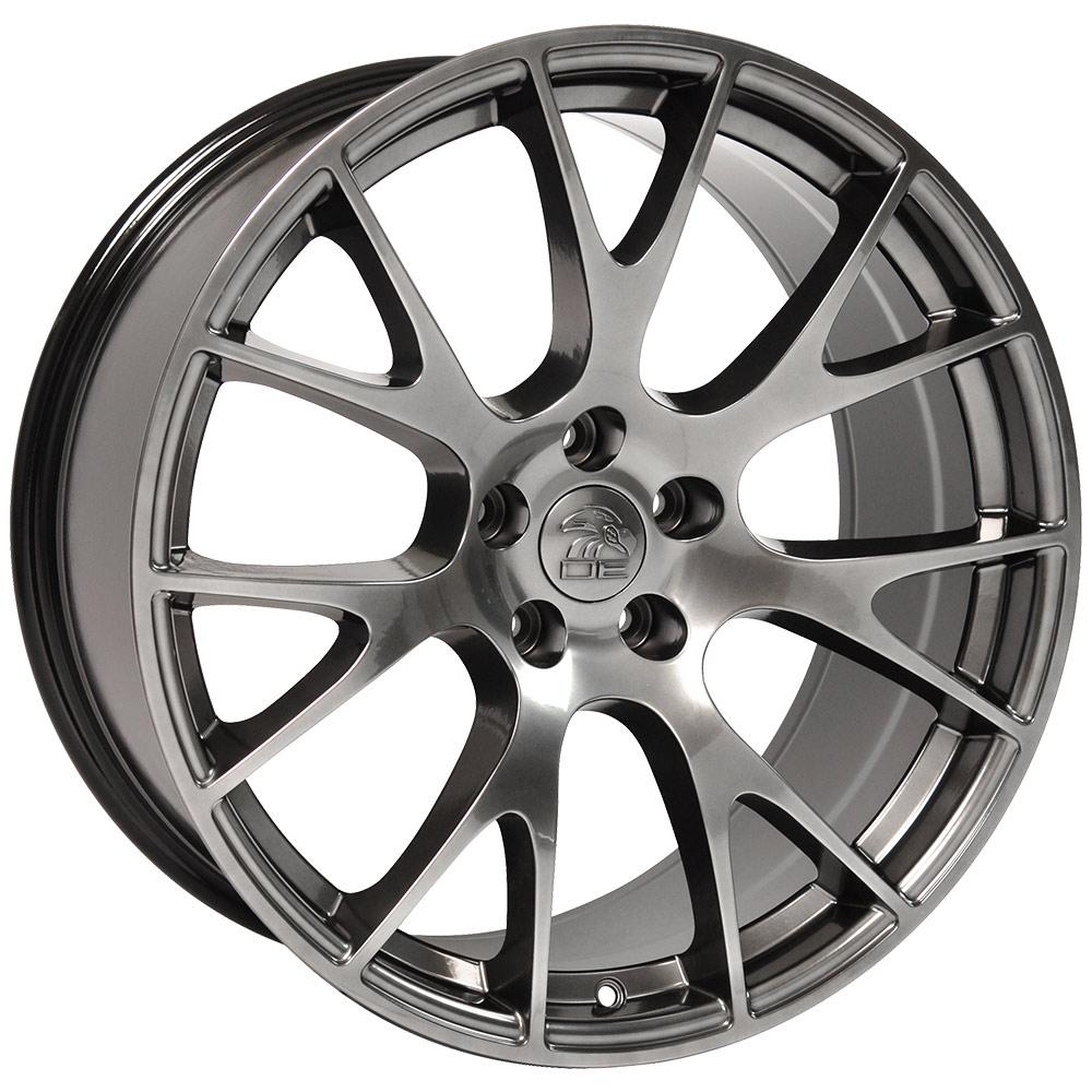 OE Wheels DG69 22x10 5x139.7 25et Gloss Hyper Black Wheel - View 3