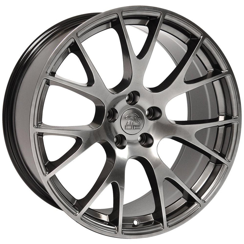 OE Wheels DG69 22x10 5x139.7 25et Gloss Hyper Black Wheel - View 3