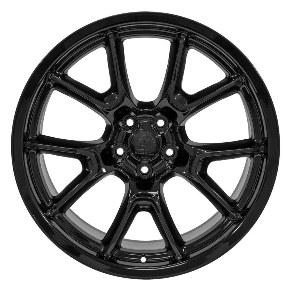 OE Wheels DG21 20x9 5x115 18et Gloss Black Wheel - View 2