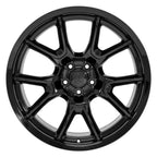 OE Wheels DG21 20x10 5x115 18et Gloss Black Wheel - View 2