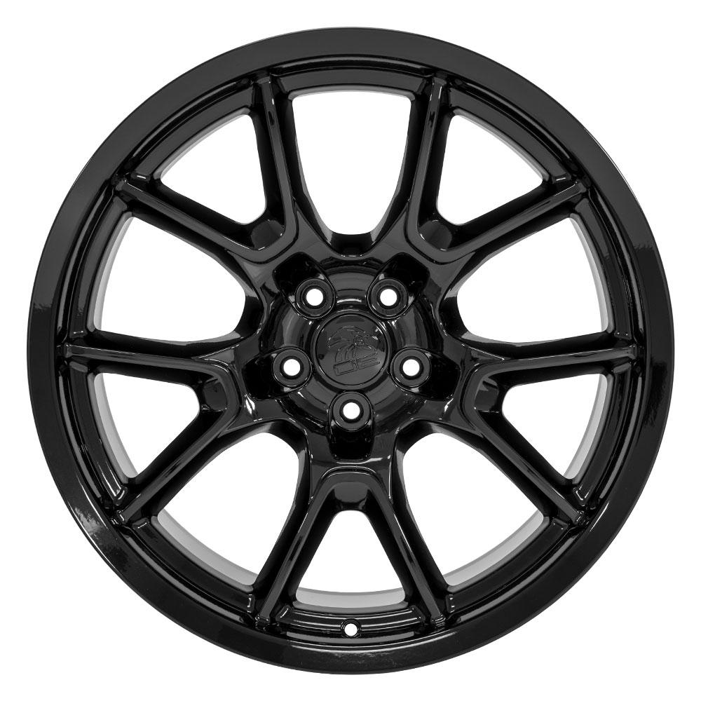 OE Wheels DG21 20x10 5x115 18et Gloss Black Wheel - View 2