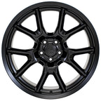 OE Wheels DG21 20x10 5x115 18et Satin Black Wheel - View 2