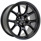 OE Wheels DG21 20x10 5x115 18et Satin Black Wheel - View 3