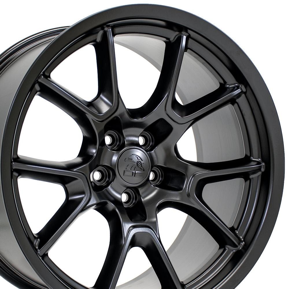 OE Wheels DG21 20x10 5x115 18et Satin Black Wheel