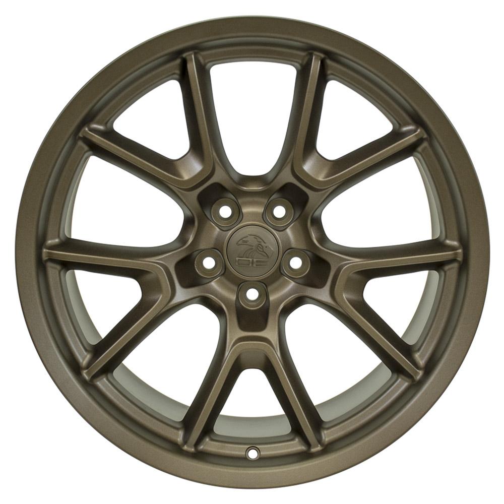 OE Wheels DG21 20x10 5x115 18et Satin Bronze Wheel - View 2