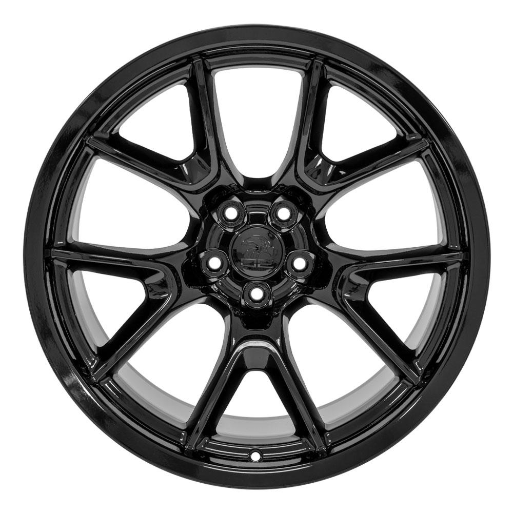 OE Wheels DG21 20x11 5x115 -2.5et Gloss Black Wheel - View 2