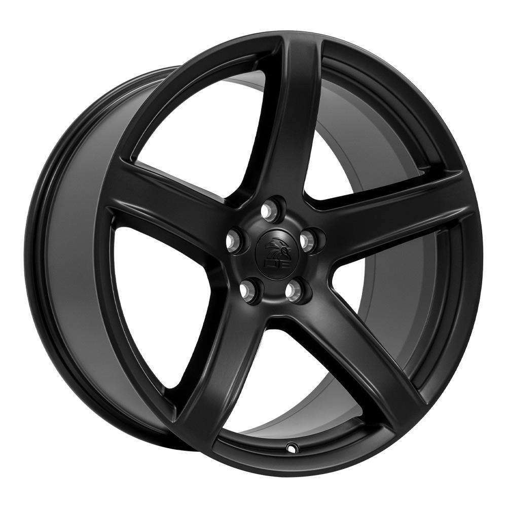 OE Wheels DG22 20x9.5 5x115 18et Satin Black Wheel - View 3
