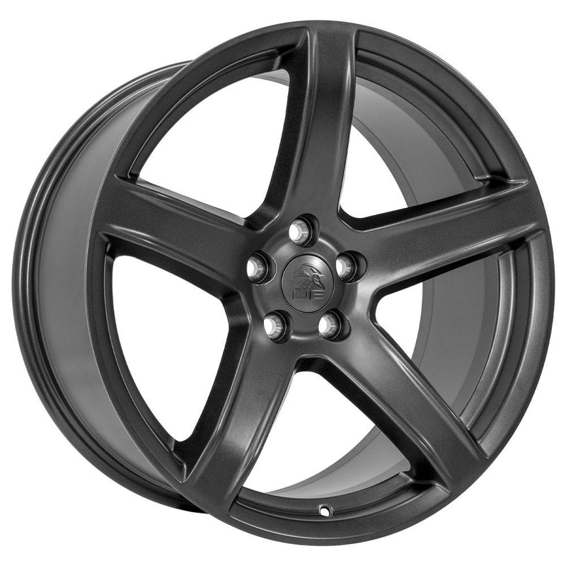 OE Wheels DG22 20x9.5 5x115 18et Satin Gunmetal Wheel - View 3