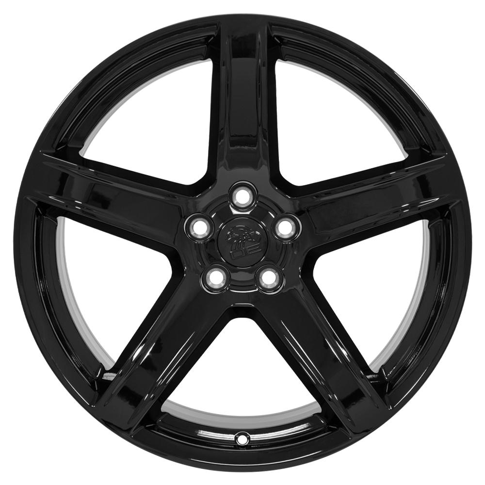 OE Wheels DG22 20x10.5 5x115 25et Gloss Black Wheel - View 2
