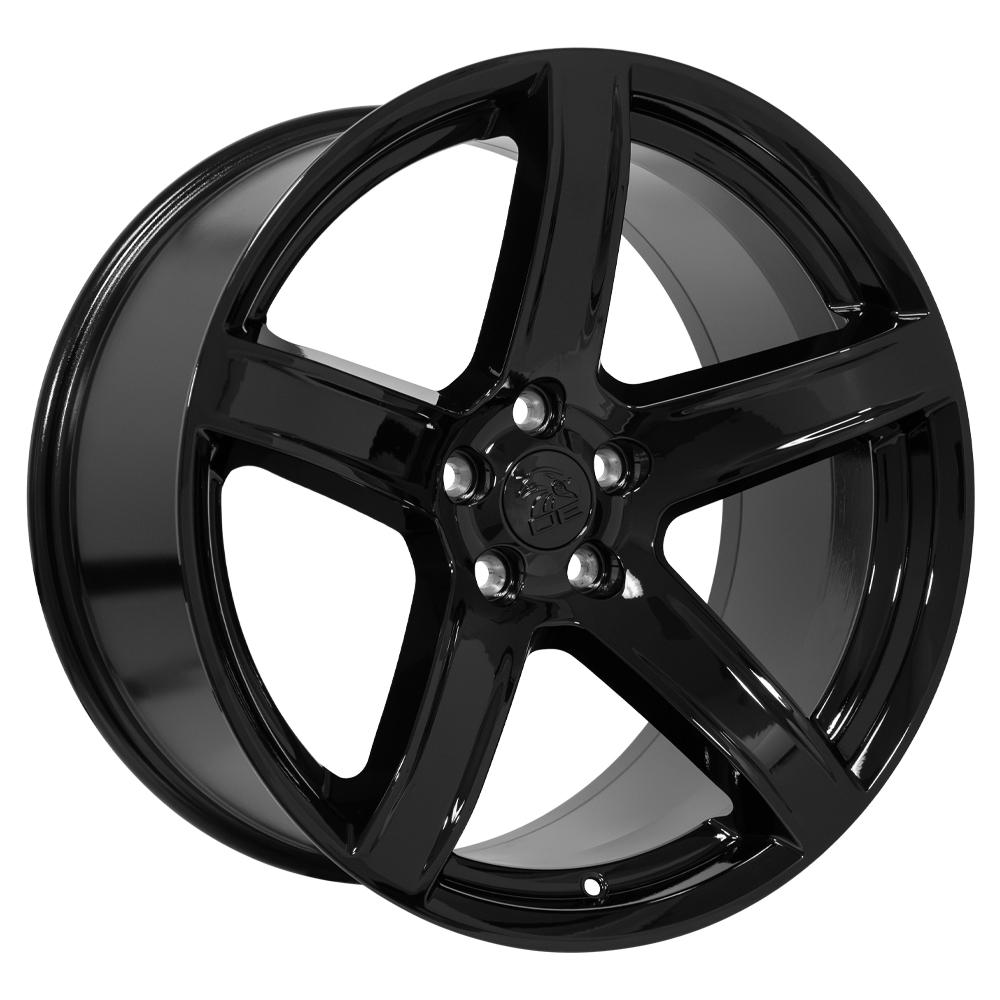 OE Wheels DG22 20x10.5 5x115 25et Gloss Black Wheel - View 3
