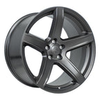OE Wheels DG22 20x10.5 5x115 25et Satin Gunmetal Wheel - View 3
