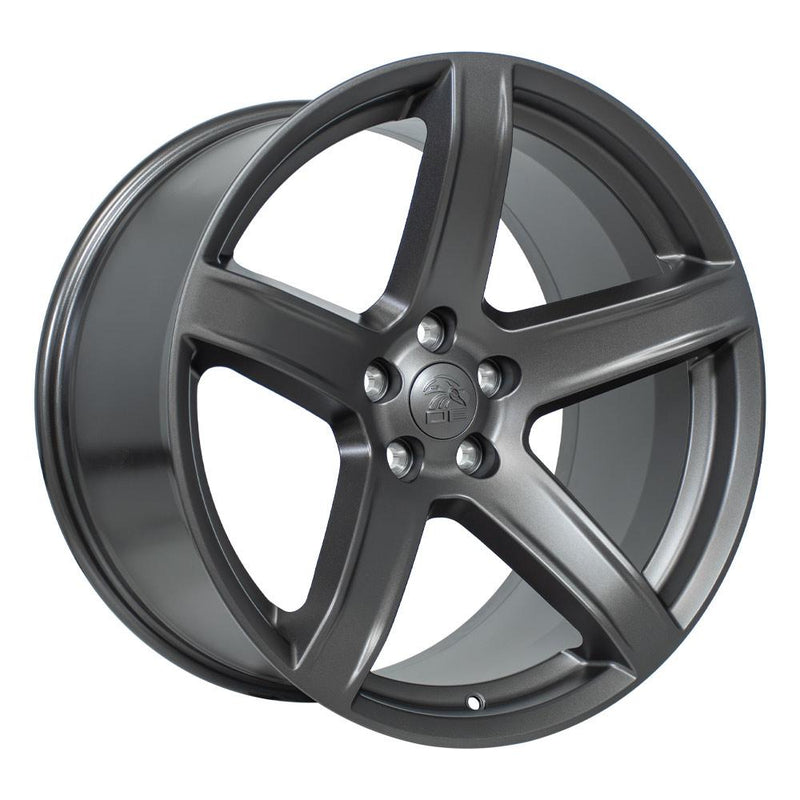 OE Wheels DG22 20x10.5 5x115 25et Satin Gunmetal Wheel - View 3