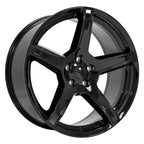 OE Wheels DG22 22x9.5 5x127 29et Gloss Black Wheel - View 3