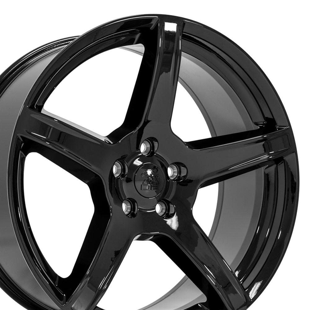 OE Wheels DG22 22x9.5 5x127 29et Gloss Black Wheel