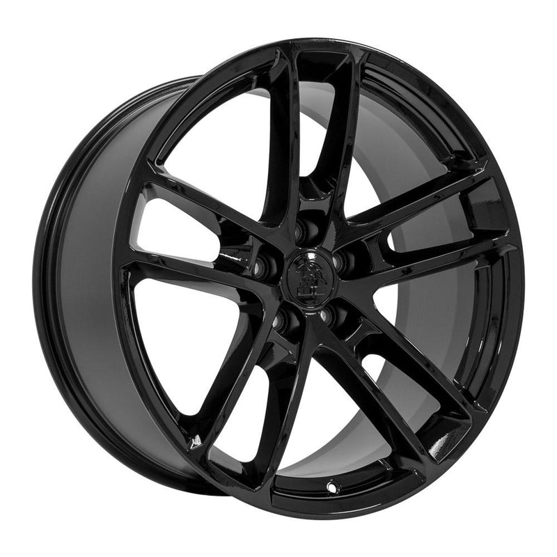 OE Wheels DG23 20x9 5x115 18et Gloss Black Wheel - View 3