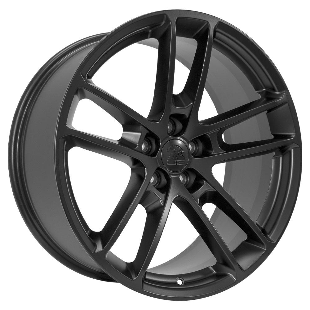 OE Wheels DG23 20x9 5x115 18et Satin Black Wheel - View 3