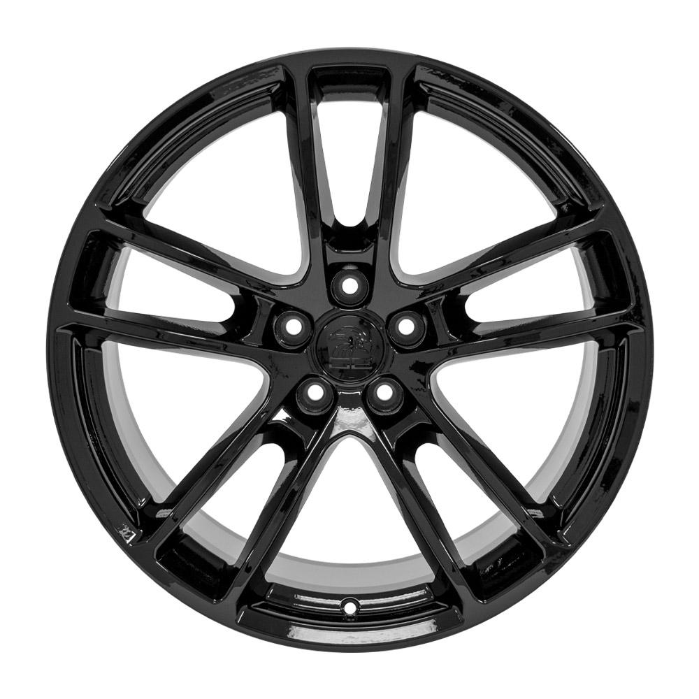 OE Wheels DG23 20x10 5x115 18et Gloss Black Wheel - View 2