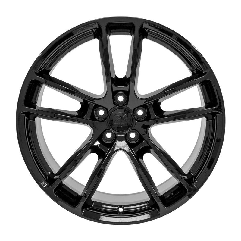 OE Wheels DG23 20x10 5x115 18et Gloss Black Wheel - View 2