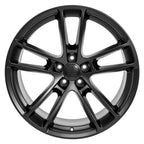 OE Wheels DG23 20x10 5x115 18et Satin Black Wheel - View 2