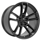 OE Wheels DG23 20x10 5x115 18et Satin Black Wheel - View 3