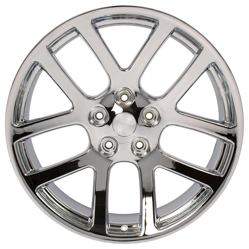 OE Wheels DG51 22x10 5x139.7 25.4et Chrome Wheel - View 2