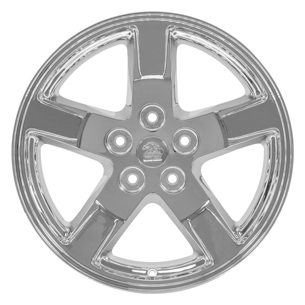 OE Wheels DG62 20x9 5x139.7 19et Chrome Wheel - View 2