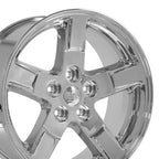 OE Wheels DG62 20x9 5x139.7 19et Chrome Wheel
