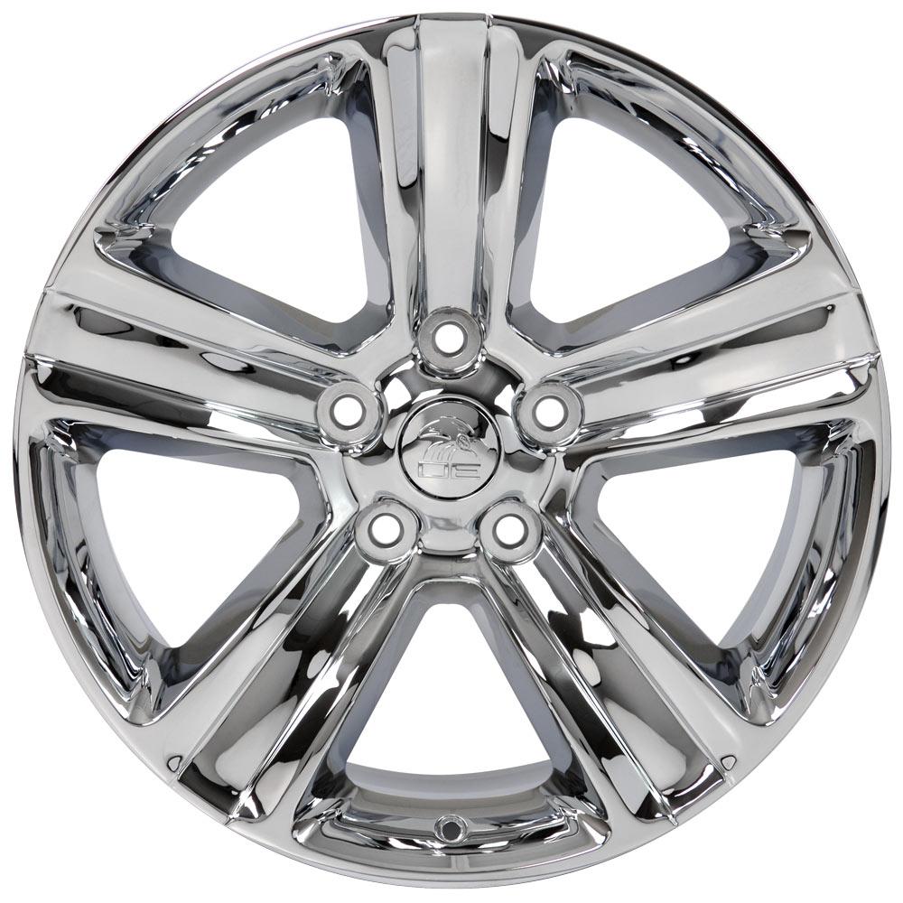 OE Wheels DG65 20x9 5x139.7 19et Chrome Wheel - View 3