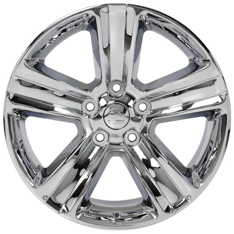 OE Wheels DG65 20x9 5x139.7 19et Chrome Wheel - View 3