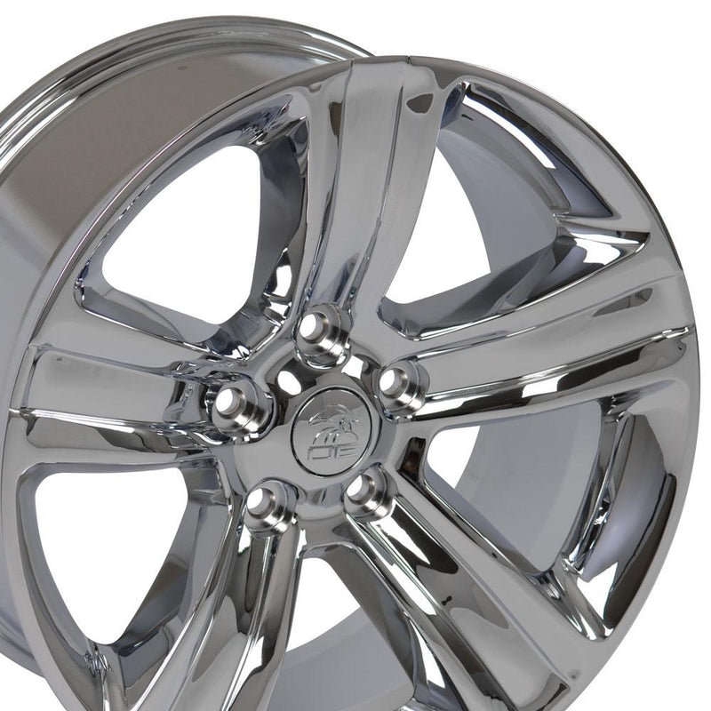 OE Wheels DG65 20x9 5x139.7 19et Chrome Wheel - View 2