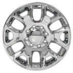 OE Wheels DG66 20x8 8x165.1 54.65et Chrome with Chrome Insert Wheel - View 2