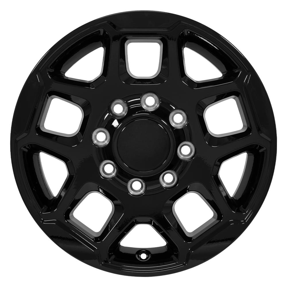 OE Wheels DG78 18x8 8x165.1 57.15et Gloss Black Wheel - View 2