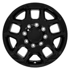 OE Wheels DG78 18x8 8x165.1 57.15et Gloss Black Wheel - View 2