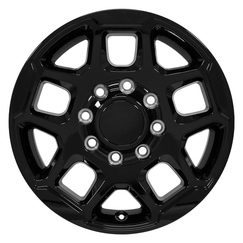OE Wheels DG78 18x8 8x165.1 57.15et Gloss Black Wheel - View 2