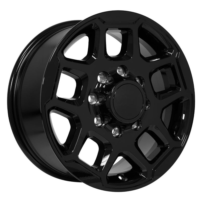 OE Wheels DG78 18x8 8x165.1 57.15et Gloss Black Wheel - View 3