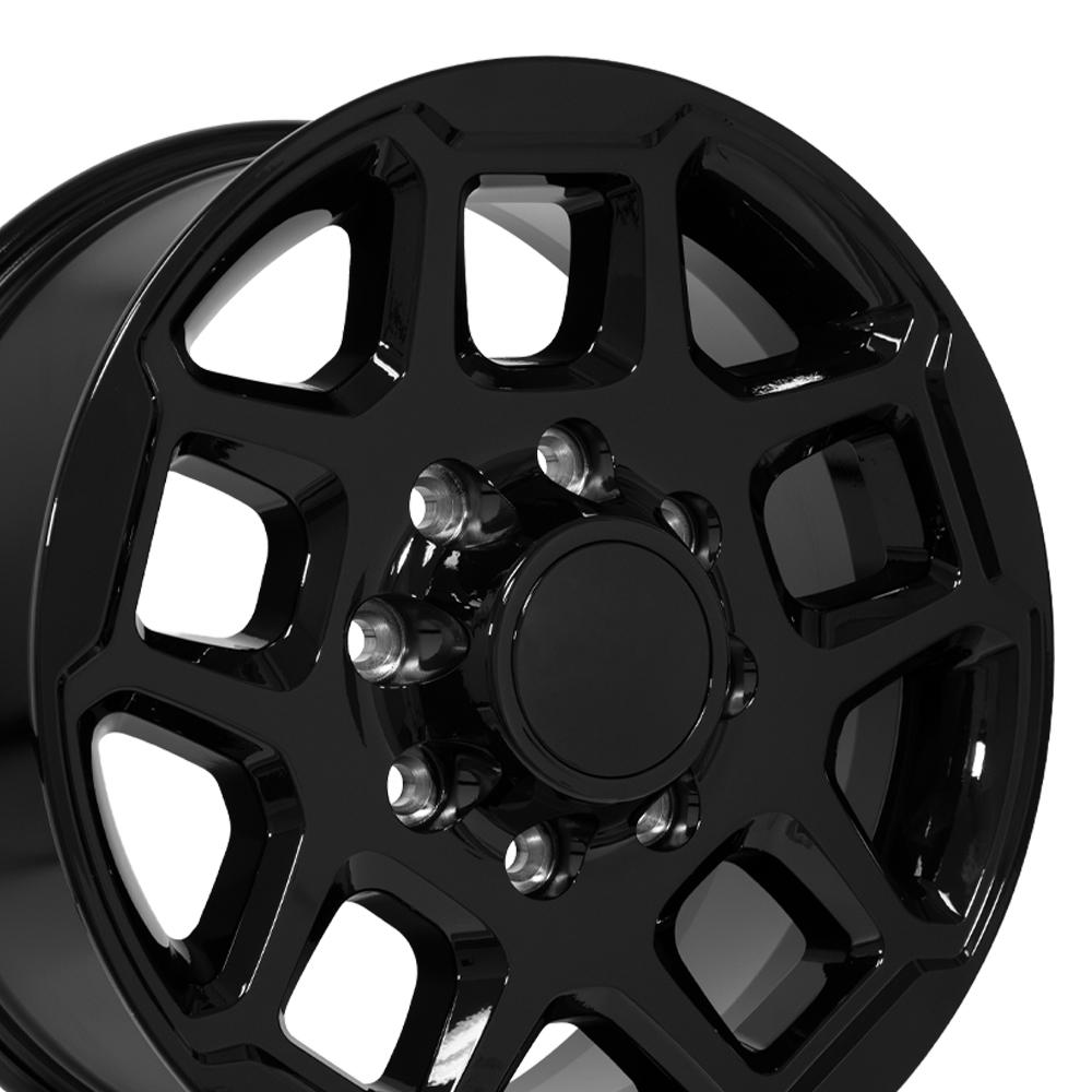 OE Wheels DG78 18x8 8x165.1 57.15et Gloss Black Wheel