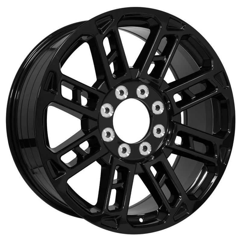 OE Wheels FR62 22x9 8x170 40et Gloss Black Wheel - View 3