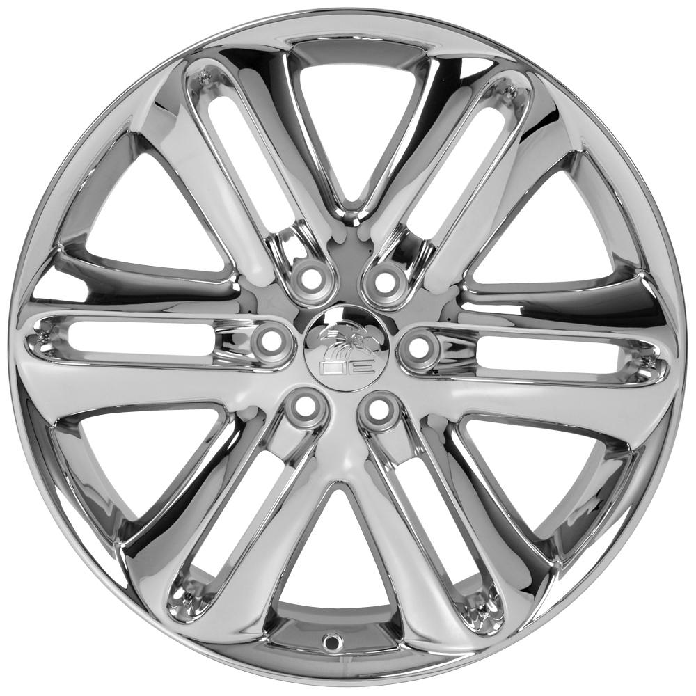 OE Wheels FR76 22x9 6x135 44et Chrome Wheel - View 2