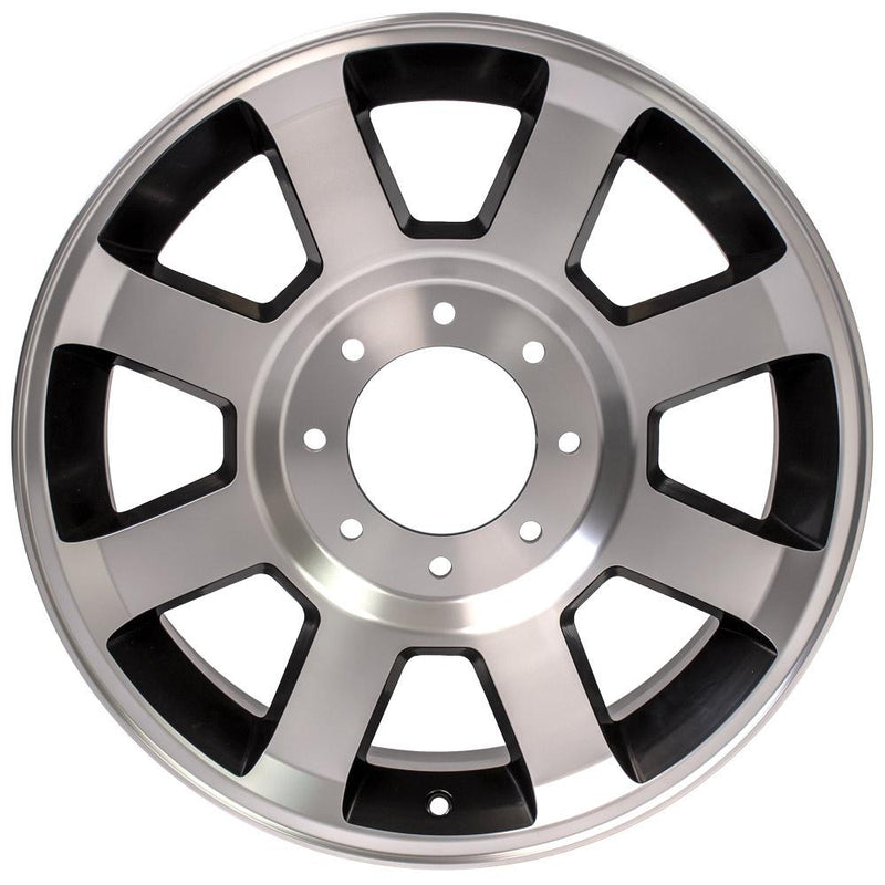 OE Wheels FR78 20x8 8x170 40et Satin Black Machined Wheel - View 2