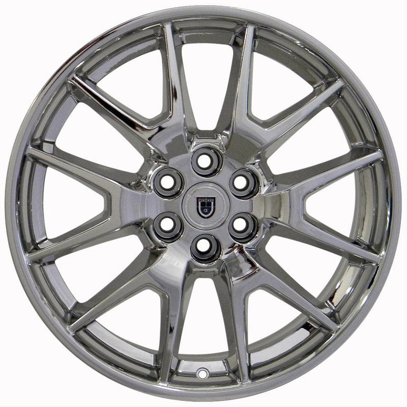 OE Wheels CA12 20x8 6x120 53et Chrome Wheel - View 3