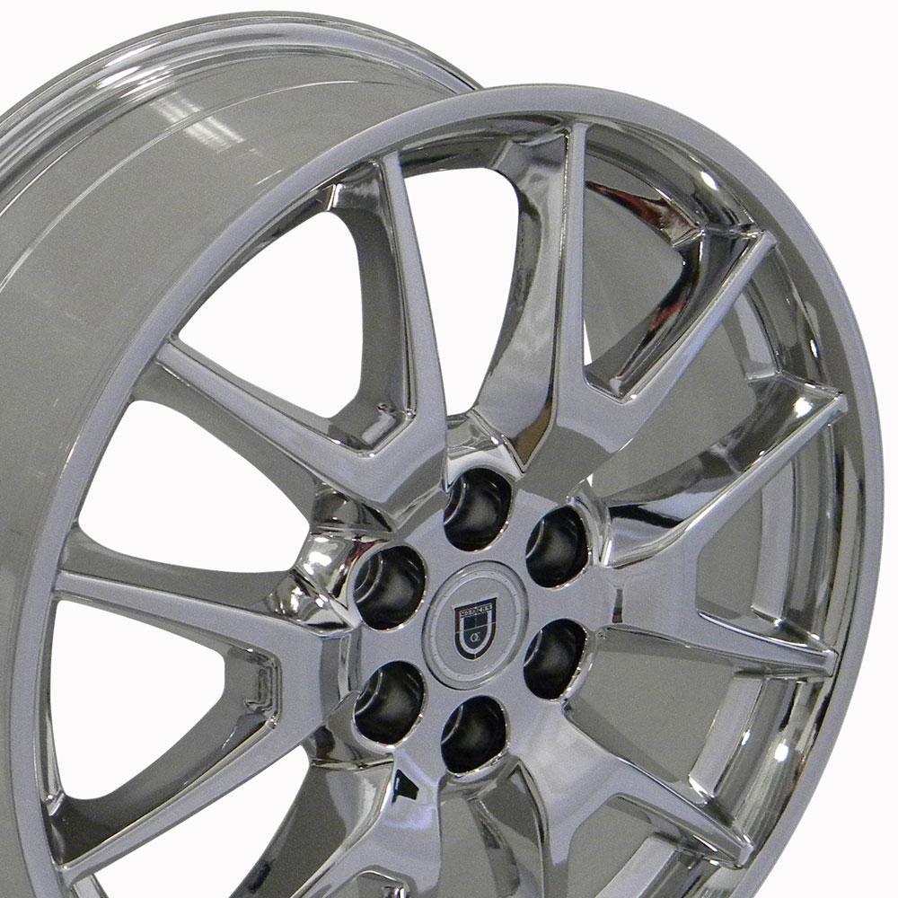 OE Wheels CA12 20x8 6x120 53et Chrome Wheel - View 2