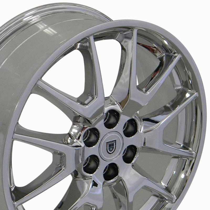 OE Wheels CA12 20x8 6x120 53et Chrome Wheel - View 2