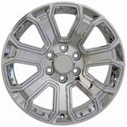 OE Wheels CV93 20x8.5 6x139.7 31et Chrome with Chrome Insert Wheel - View 3