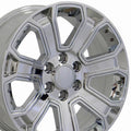 OE Wheels CV93 20x8.5 6x139.7 31et Chrome with Chrome Insert Wheel
