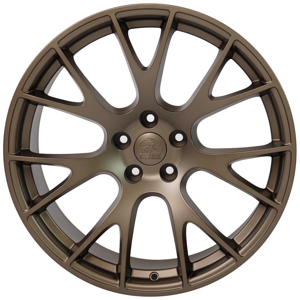 OE Wheels DG69 22x10 5x139.7 25et Satin Bronze Wheel - View 3