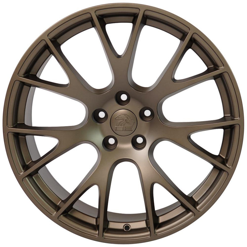 OE Wheels DG69 22x10 5x139.7 25et Satin Bronze Wheel - View 3