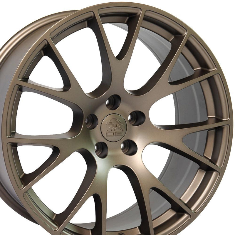 OE Wheels DG69 22x10 5x139.7 25et Satin Bronze Wheel